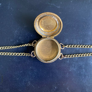 Antique Edwardian Child’s Gold-Filled Locket Bracelet