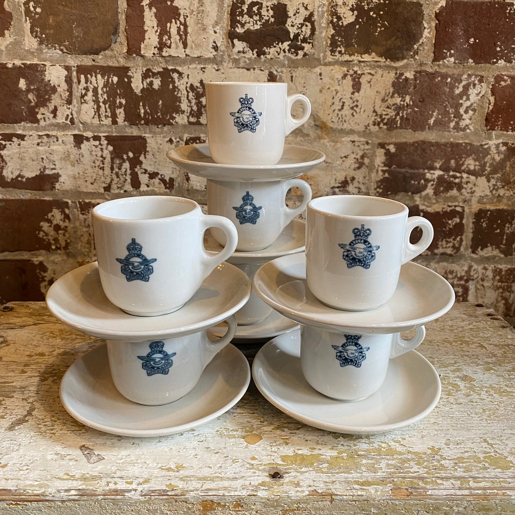 Vintage RCAF Demitasse Cup and Saucer