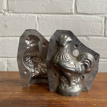 Load image into Gallery viewer, Small Antique German Standing Rooster Chocolate Mold #24
