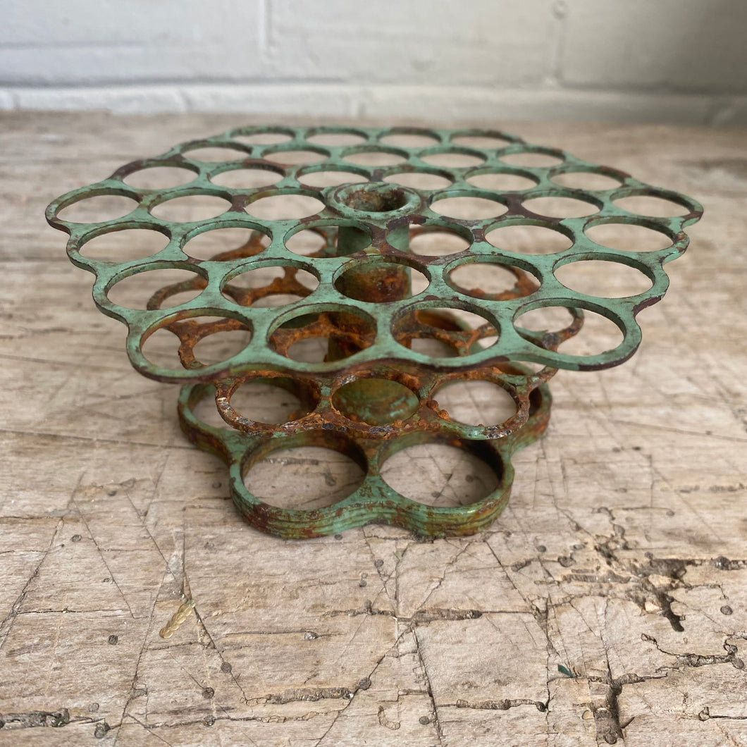 Rare Antique Industrial Flower Frog