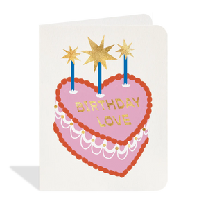 Vintage Cake Birthday Love Card