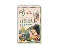 Load image into Gallery viewer, 2026 World Travel Wall Calendar by Rifle Paper Co.
