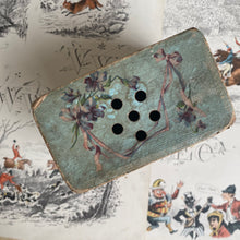 Load image into Gallery viewer, Antique Toy Music Box with Victorian Scenes c1920
