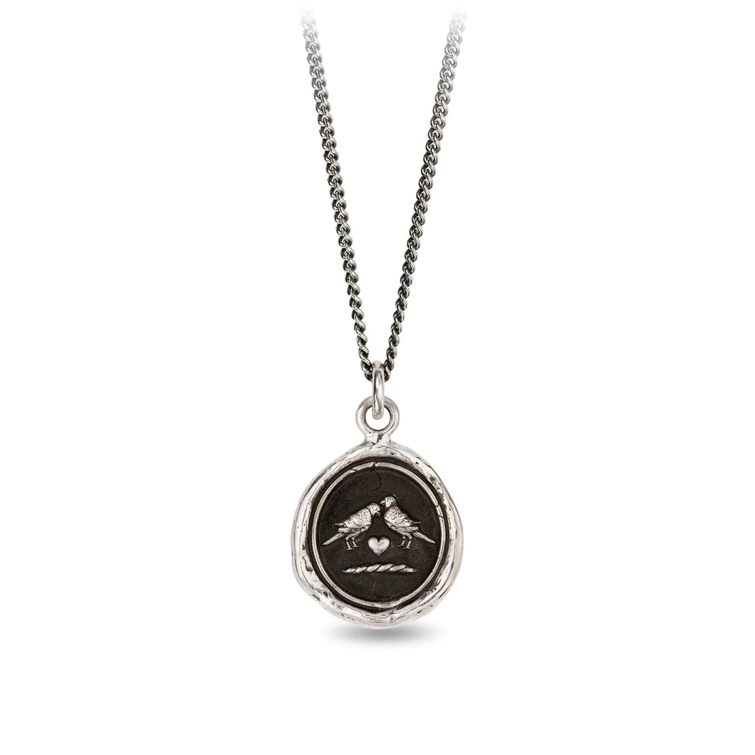 Pyrrha - Love Birds Talisman Necklace
