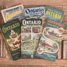 Load image into Gallery viewer, Vintage Ontario Road Maps
