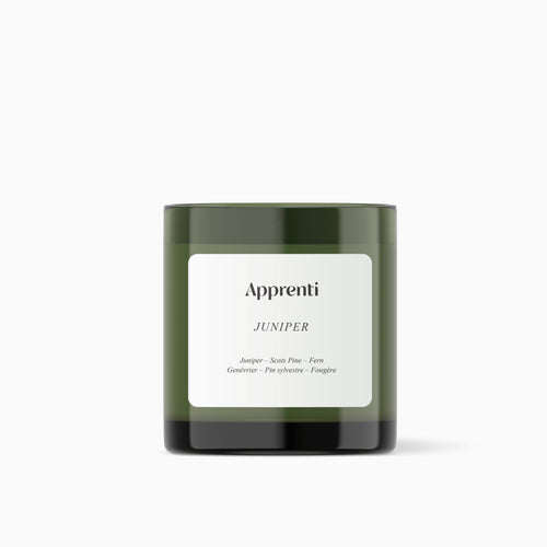 Apprenti Juniper Candle made in Montreal