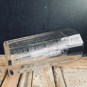 Antique Maltby’s Cocoanut Measuring Glass c1900