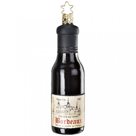 French Bordeaux Glass Ornament by Inge Glas