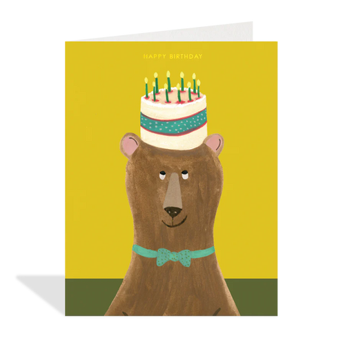 Birthday Cake Bear Card