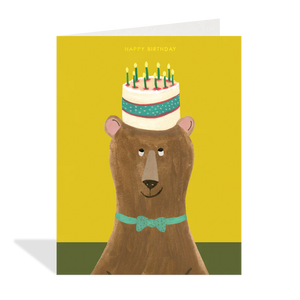 Birthday Cake Bear Card