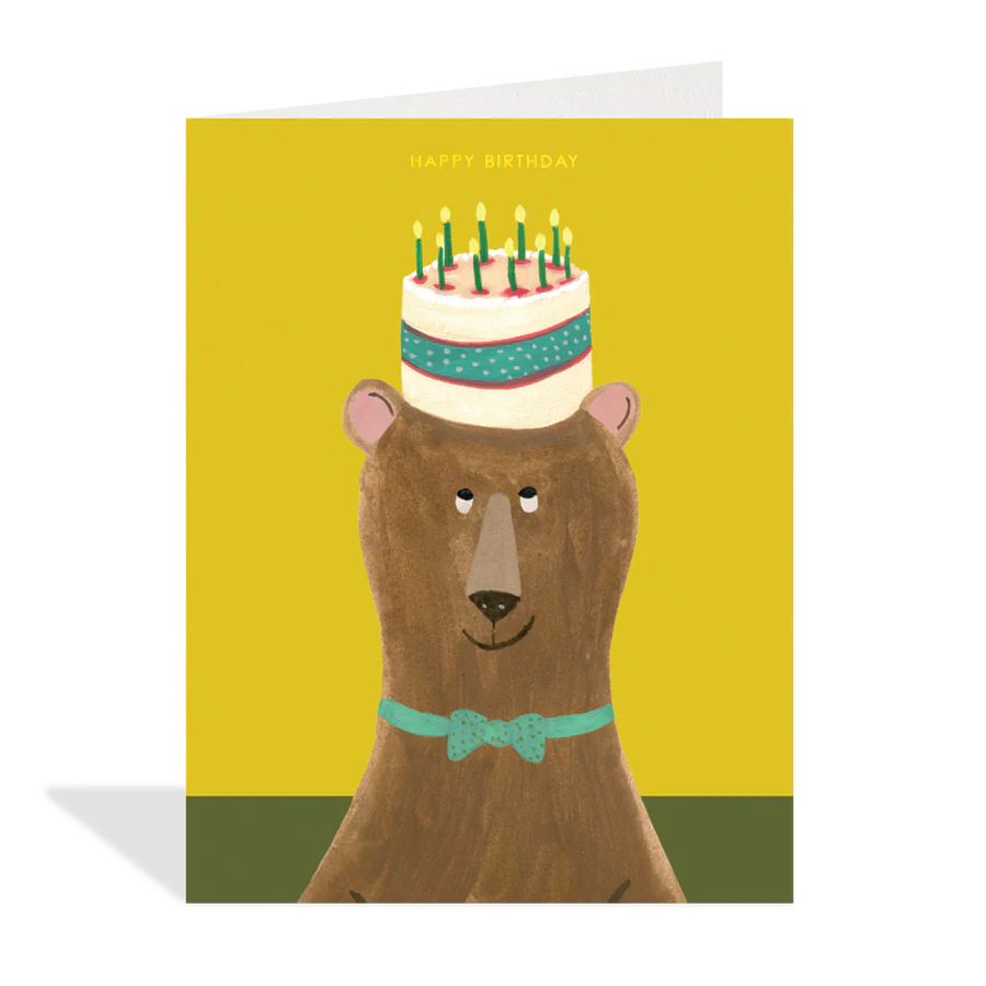 Birthday Cake Bear Card