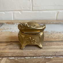 Load image into Gallery viewer, Antique Spelter Jewellery Casket Box
