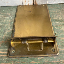 Load image into Gallery viewer, Antique Brass Mini Clipboard c1917 James Richardson and Sons Ltd. Winnipeg
