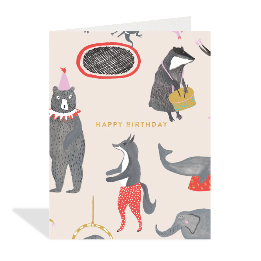 Circus Birthday Card