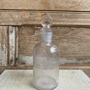 Antique Apothecary Chemical Bottle - Nitric Acid