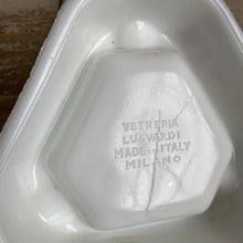 Load image into Gallery viewer, Vintage Italian Milk Glass Ashtray - Mid Century
