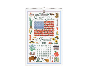 2026 World Travel Wall Calendar by Rifle Paper Co.
