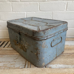 Vintage Shabby Painted Bread Box c1940