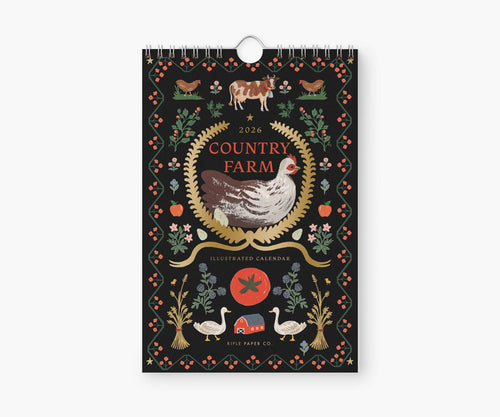 2026 Country Farm Kitchen Calendar