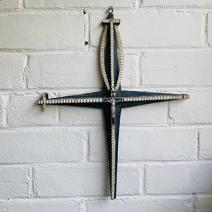 Antique Primitive Folk Art  Carved Cross