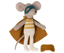 Load image into Gallery viewer, Maileg - Super Hero Little Brother Mouse in Matchbox
