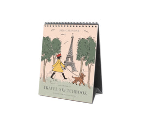 2026 Travel Sketchbook Desk Calendar by Rifle Paper Co
