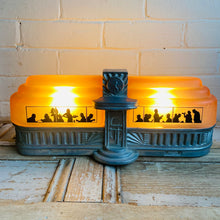 Load image into Gallery viewer, Rare Art Deco Large Odeon Dining Car Light, c1930
