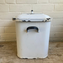 Load image into Gallery viewer, Vintage Enamel Bread Box c1950s
