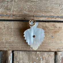 Load image into Gallery viewer, Antique Carved Mother of Pearl Sacred Heart Pendant

