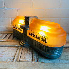 Load image into Gallery viewer, Rare Art Deco Large Odeon Dining Car Light, c1930
