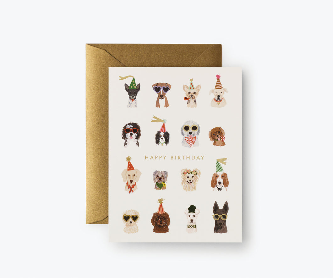 Party Pups Birthday Card by Rifle Paper Co