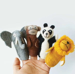Wool Finger Puppets