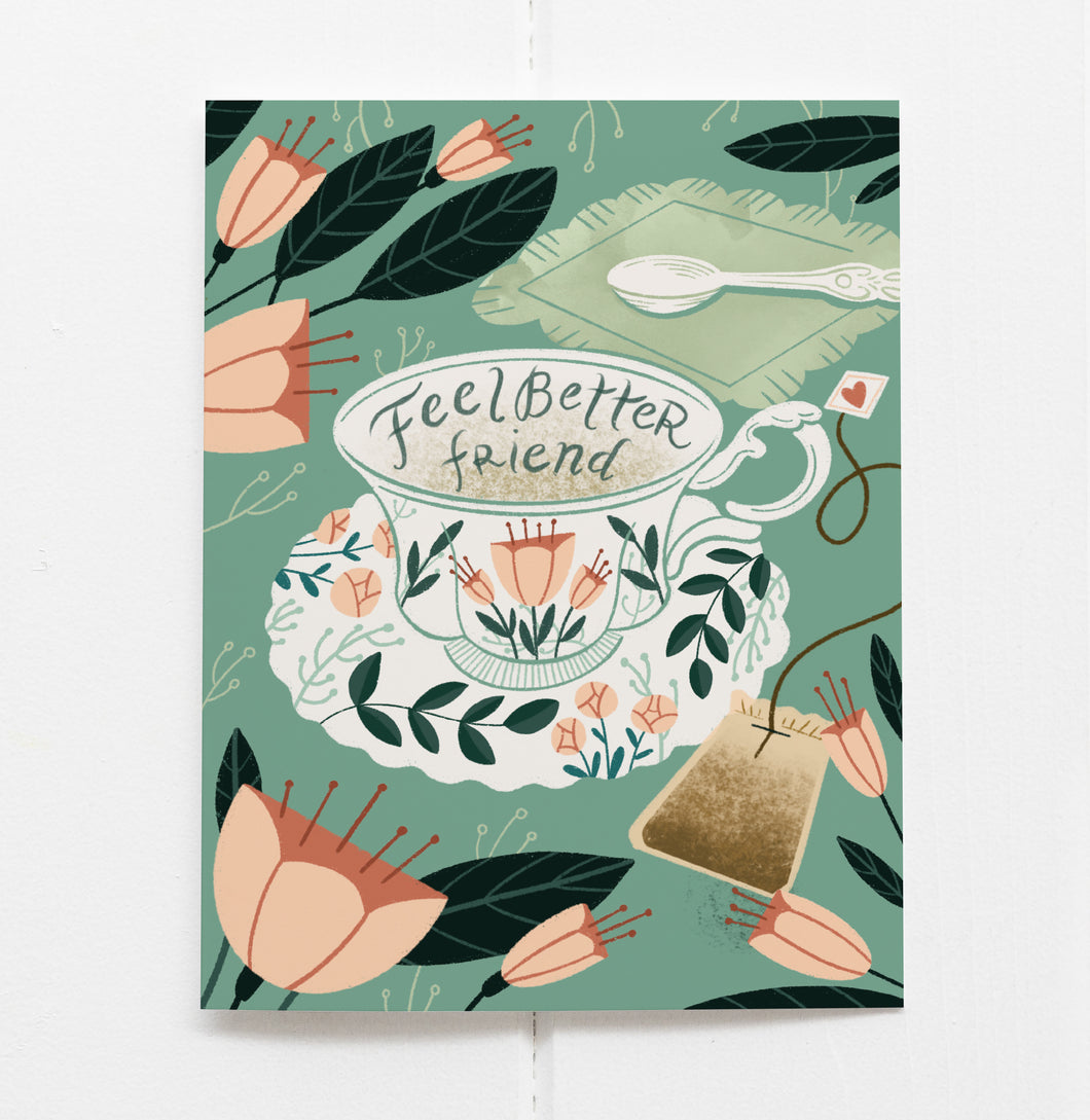 Feel Better Friend Card by Olive and Company