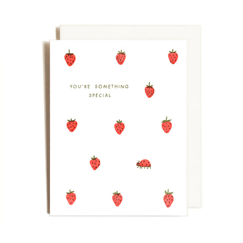 You’re Something Special Letterpress Card by Homework Letterpress Studio in Canada