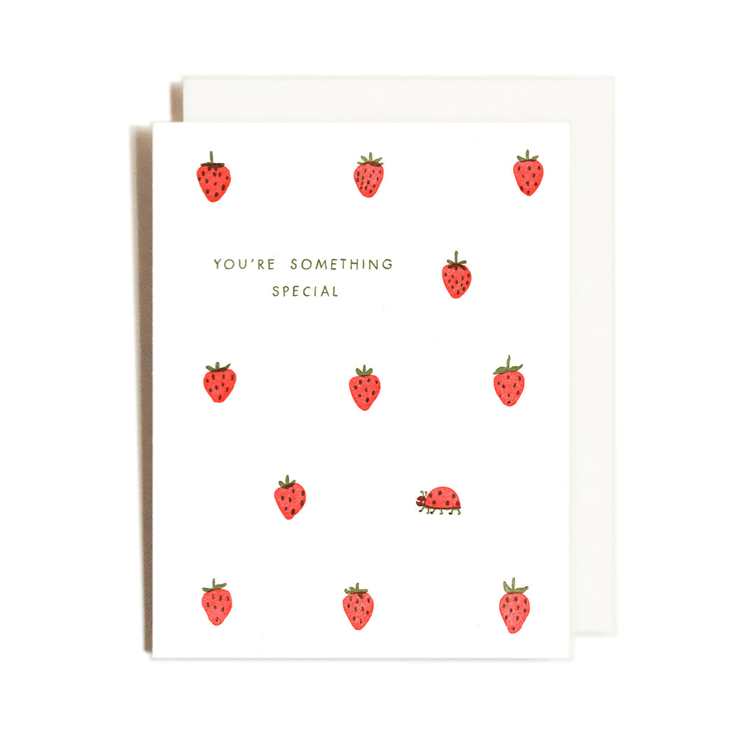 You’re Something Special Letterpress Card by Homework Letterpress Studio in Canada