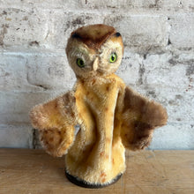 Load image into Gallery viewer, Vintage 1960s Steiff Wittie Owl Mohair Hand Puppet
