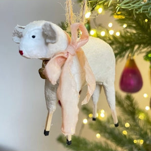 Handmade Spun Cotton Christmas Ornaments