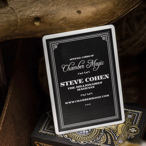 Tycoon Black Luxury Playing Cards by Theory 11