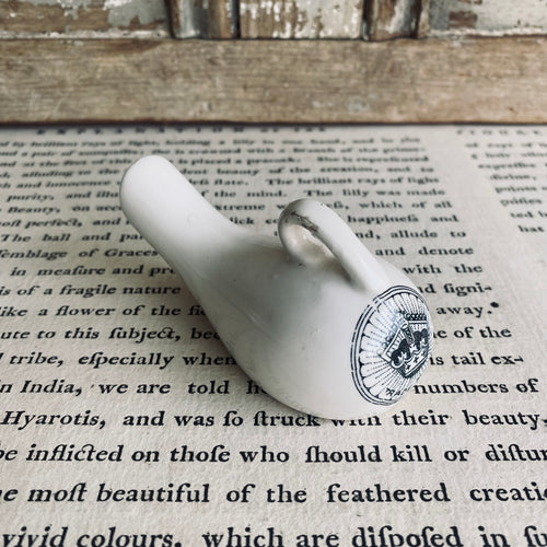 Antique Salesman’s Sample Porcelain Hospital Urinal