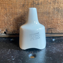 Load image into Gallery viewer, Vintage Nutbrown Ironstone Pie Funnel c1950
