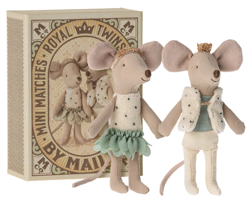 Maileg - Royal Mice Twins in Box