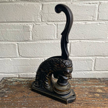 Load image into Gallery viewer, Antique Cast Iron Lionhead Embosser Seal - IOOF

