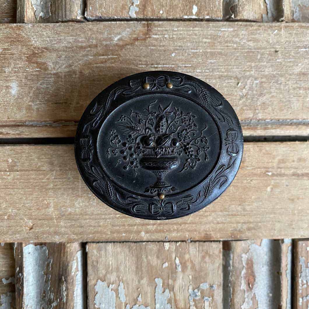 Antique 19th Century Tintype Union Case with Photo c1850
