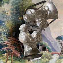 Load image into Gallery viewer, Antique Rooster Chocolate Mold with Clips
