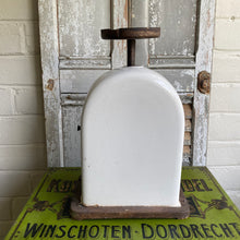 Load image into Gallery viewer, Antique Dutch Enamel Kitchen Scale
