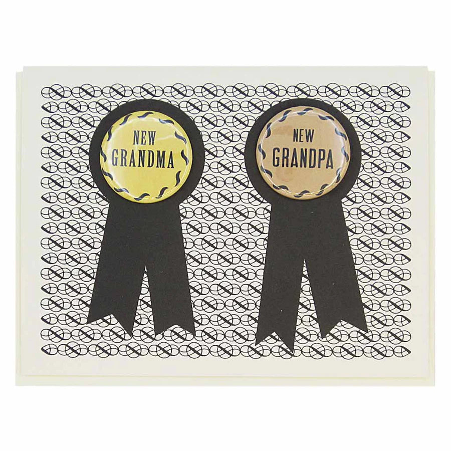 New Grandparents Button Card