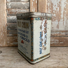 Load image into Gallery viewer, Large Antique Old Chum Smoking Tobacco Tin
