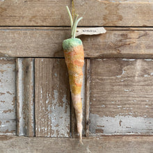 Load image into Gallery viewer, Handmade Spun Cotton Carrot Ornament by Karat and Clover in Toronto
