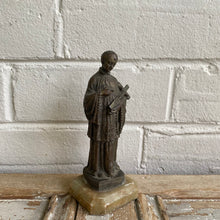 Load image into Gallery viewer, Antique French Speltre Statue of Saint John Vianney
