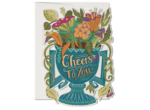 Cheers to You Congratulations Card